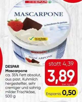 Spar DESPAR Mascarpone Angebot