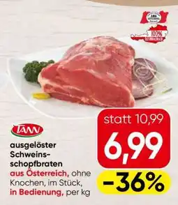 Spar ausgelöster Schweinsschopfbraten Angebot
