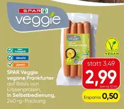 Spar SPAR Veggie vegane Frankfurter Angebot