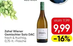 Spar Zahel Wiener Gemischter Satz DAC Angebot