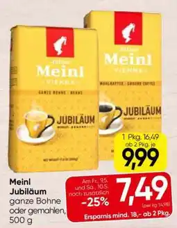 Spar Meinl Jubiläum Angebot