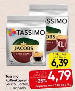 Spar Tassimo Kaffeekapseln Angebot