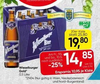 Spar Wieselburger Gold Angebot