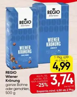 Spar REGIO Wiener Krönung Angebot