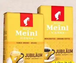 Spar Julius Meinl Jubiläum Angebot
