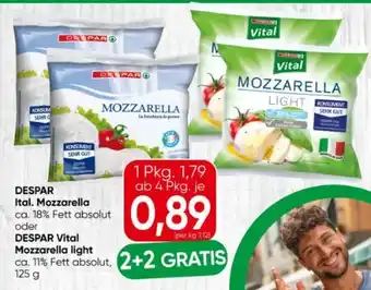 Spar Despar Mozzarella Angebot