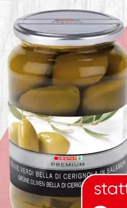 Spar Despar Premium Grüne Oliven Bella di Cerignola in Salzlake Angebot