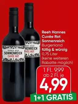 Spar Weingut Hannes Reeh Cuvée Rot Sonnenreich Angebot