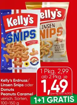 Spar Kelly's Erdnuss Snips Angebot