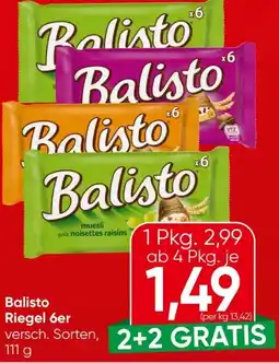 Spar Balisto Schokoriegel Angebot