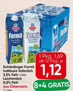 Spar Schärdinger Formil H-Vollmilch Angebot