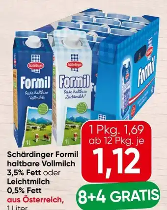 Spar Schärdinger Formil H-Vollmilch Angebot