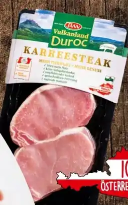Spar Tann Vulkanland Duroc Schwein Karreesteak Angebot