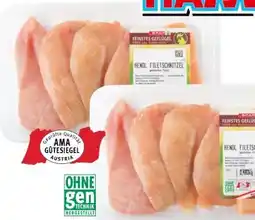 Eurospar Spar Feinstes Geflügel Hendl-Filetschnitzel Angebot
