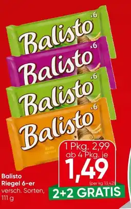 Eurospar Balisto Schokoriegel Angebot