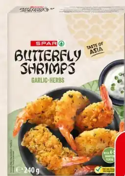 Eurospar Spar Butterfly Shrimps Garlic & Herbs Angebot