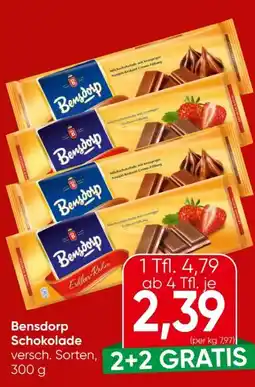 Eurospar Bensdorp Schokolade Angebot
