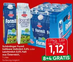Eurospar Schärdinger Formil H-Vollmilch Angebot