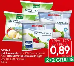 Eurospar Despar Mozzarella Angebot
