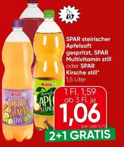 Eurospar Spar Apfelsaft Angebot