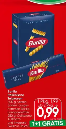 Eurospar Barilla Teigwaren Angebot