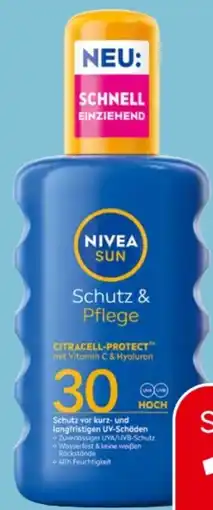 Eurospar Nivea Sun Sonnenspray Schutz-Pflege LSF30 Angebot