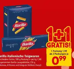 Interspar Barilla Teigwaren Angebot
