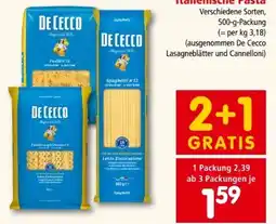 Interspar De Cecco Pasta Angebot