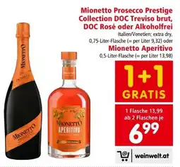 Interspar Mionetto Prestige Collection Prosecco Angebot