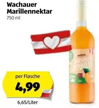 Hofer Wachauer Marillennektar 750 ml Angebot