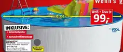 Bauhaus Steinbach Stahlwand-Pool New Splash Angebot