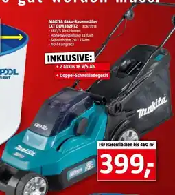 Bauhaus Makita Akku-Rasenmäher LXT DLM382PT2 Angebot