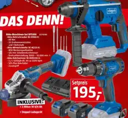 Bauhaus Scheppach Akku-Maschinen-Set BPS100 Angebot