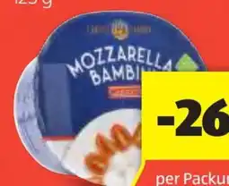 Hofer Cucina nobile Mozzarella Bambini Angebot