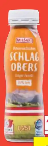 Hofer Milsani Schlagobers Angebot