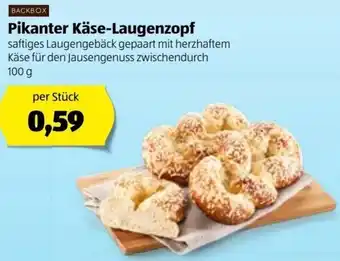 Hofer Backbox Pikanter Käse Laugenzopf 100 g Angebot