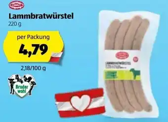 Hofer Lammbratwürstel 220 g Angebot
