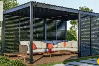 Hofer Lamellenwand für Pergola Angebot