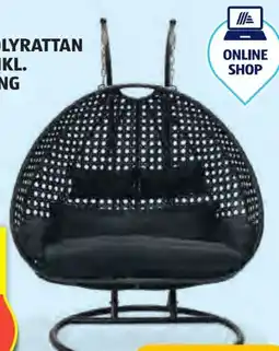 Hofer Home Deluxe Twin Polyrattan Hängesessel Angebot