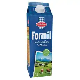Eurospar Formil haltbare Vollmilch 3,5% oder Leichtmilch 0,5% Fett EUROSPAR Angebot