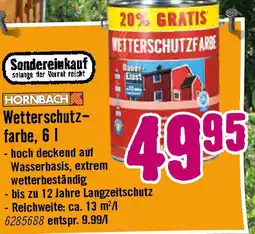 Hornbach Wetterschutz- farbe Angebot