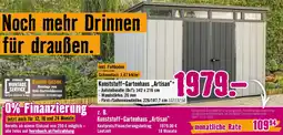 Hornbach Kunststoff-Gartenhaus „Artisan Angebot