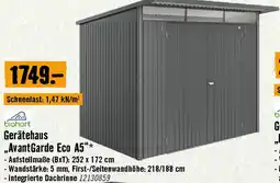 Hornbach Gerätehaus Angebot