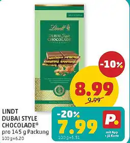 PENNY Lindt dubai style chocolade Angebot