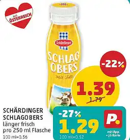 PENNY Schärdinger schlag obers Angebot