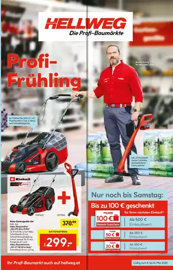 Hellweg Akku-Gartengeräte-Set Angebot