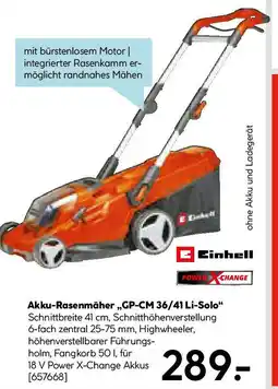Hellweg Akku-Rasenmäher,,GP-CM 36/41 Li-Solo Angebot