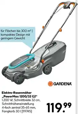 Hellweg Elektro-Rasenmäher ,,PowerMax 1200/32 G2 Angebot