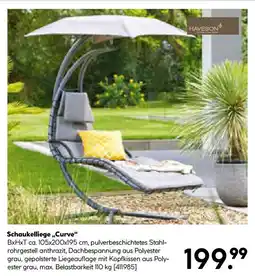 Hellweg Schaukelliege,,Curve Angebot