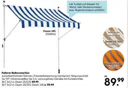 Hellweg Fallarm-Balkonmarkise Angebot